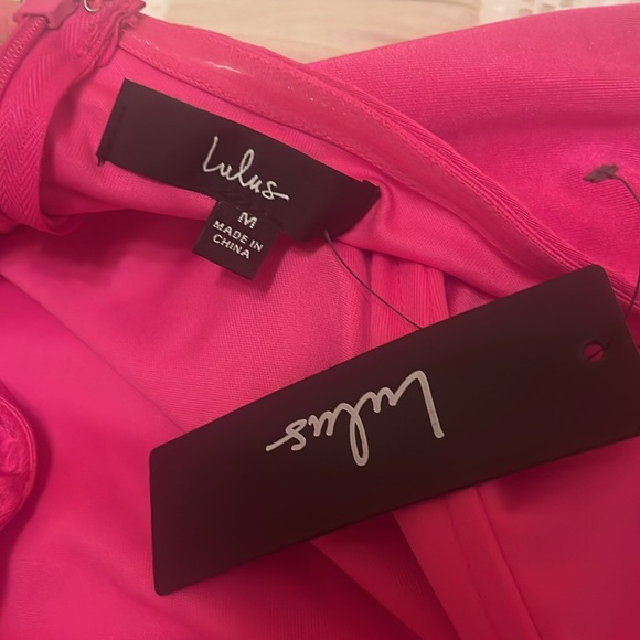 Hot Pink Mini Dress - Picture 9 of 10